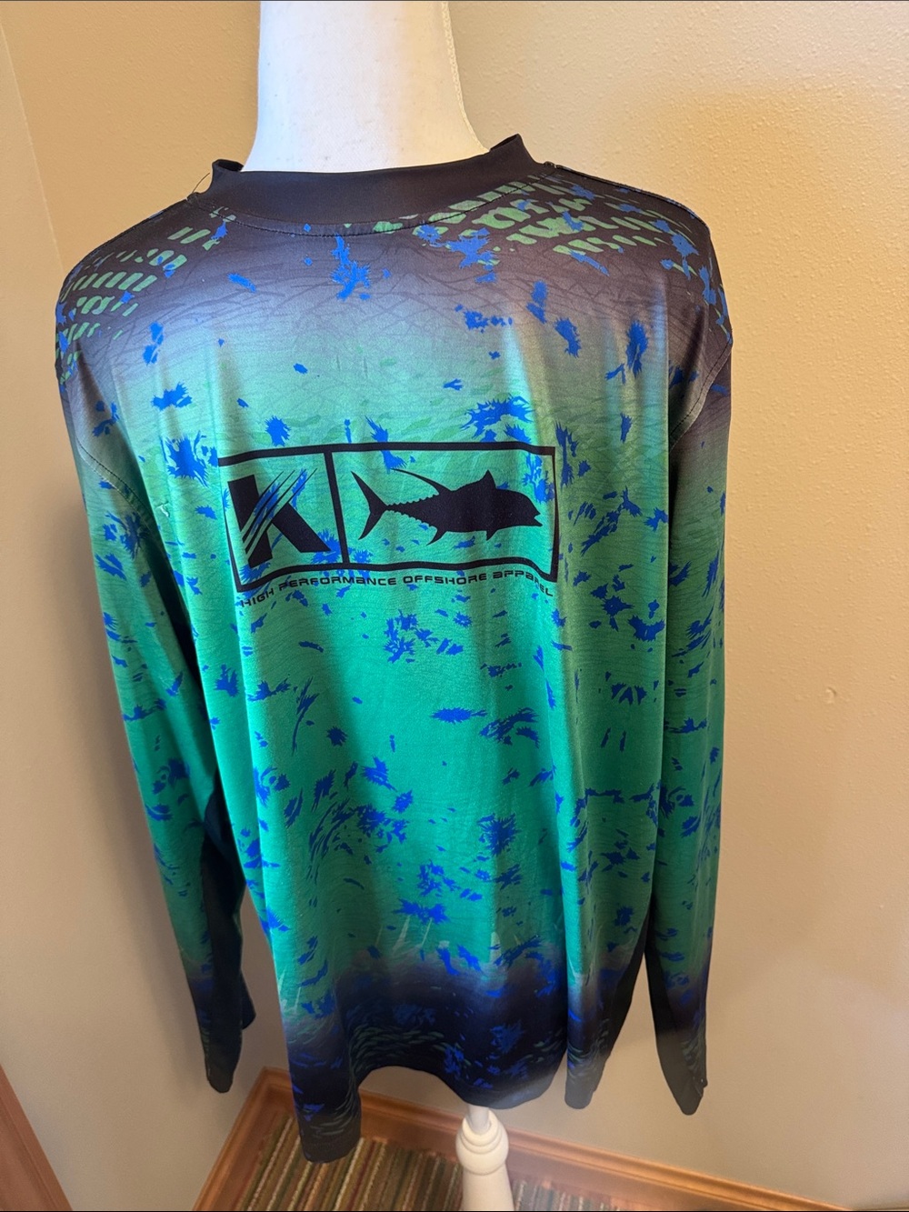 Men’s Koofin Gear Performance Long Sleeve Fishing Shirt - Medium